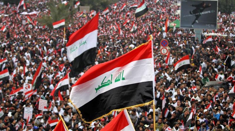 Thousands rally in Baghdad