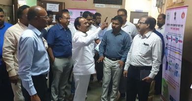 Minister Etela Rajender visits Gandhi hospital hyderabad