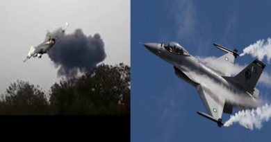 Pakistan Air Force F-16 crashes