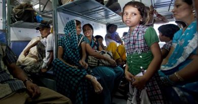 women in train journey (File)