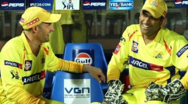 micheal hussey, dhoni