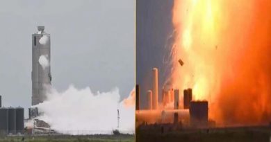 SpaceX’s Starship rocket prototype explodes during test,