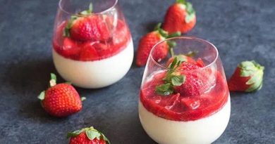 Strawberry Panna Recipe