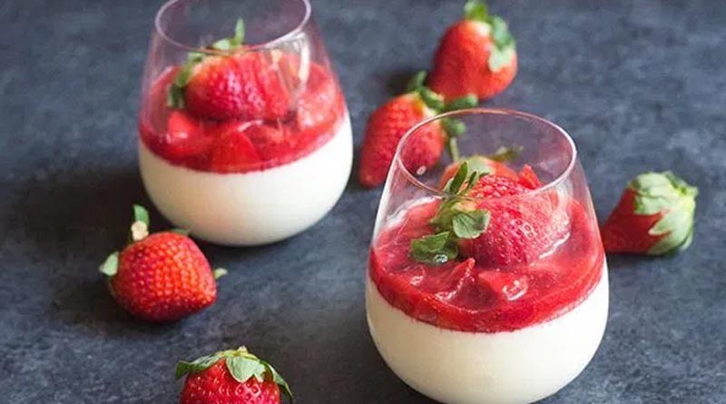 Strawberry Panna Recipe
