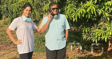 Upasana-Time-Spends-With-her-dad-At-their-farm