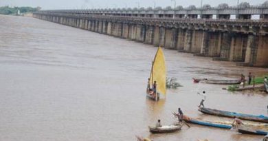 Dhavaleswaram-Flood calm recedes