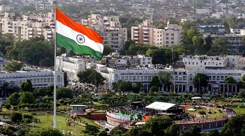 moment of the 73rd Independence Day celebrations
