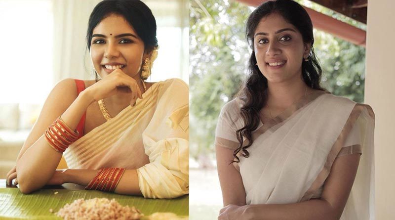 Actresses in Saree on the special day of Onam