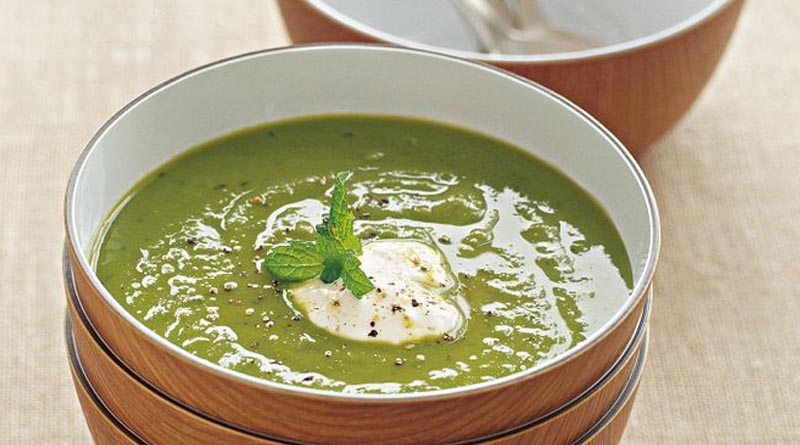 Mint - green pea soup