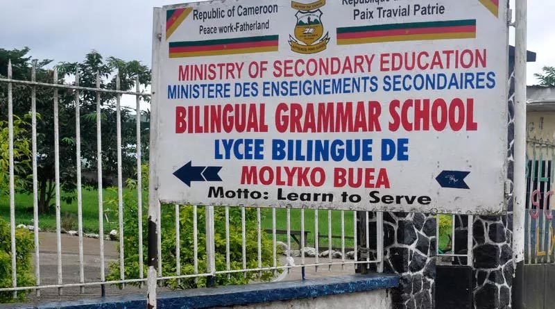 school in the Kumba region of Cameroon