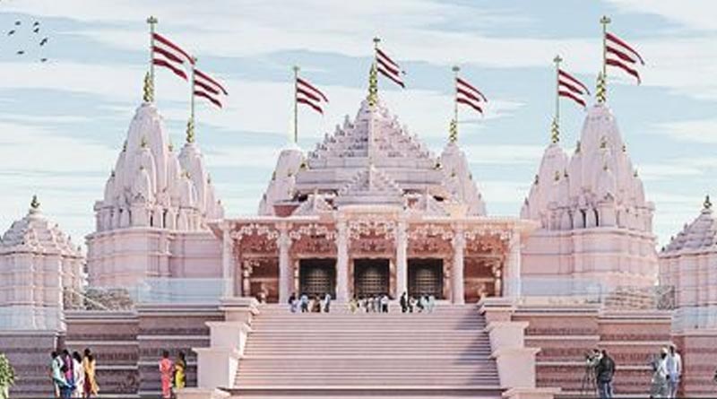 The first magnificent Hindu temple in Abu Dhabi