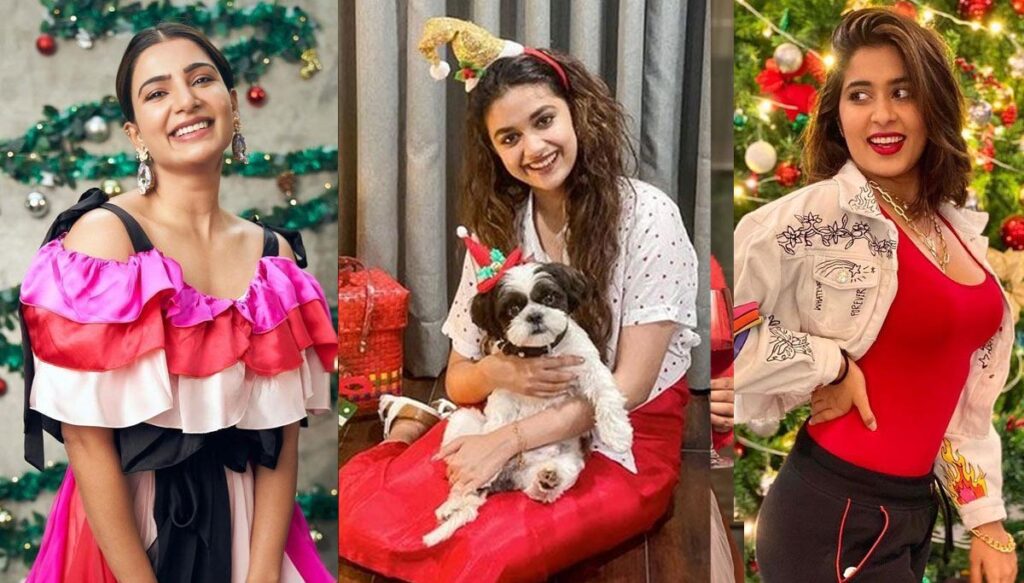 Actresses Christmas Celebrations Pics