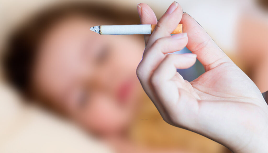 Adults who smoke-Risk of cancer in children