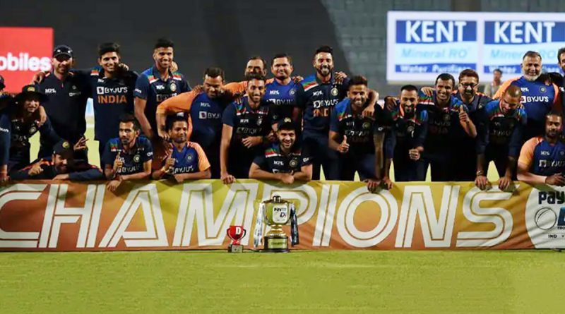 Team India win the series