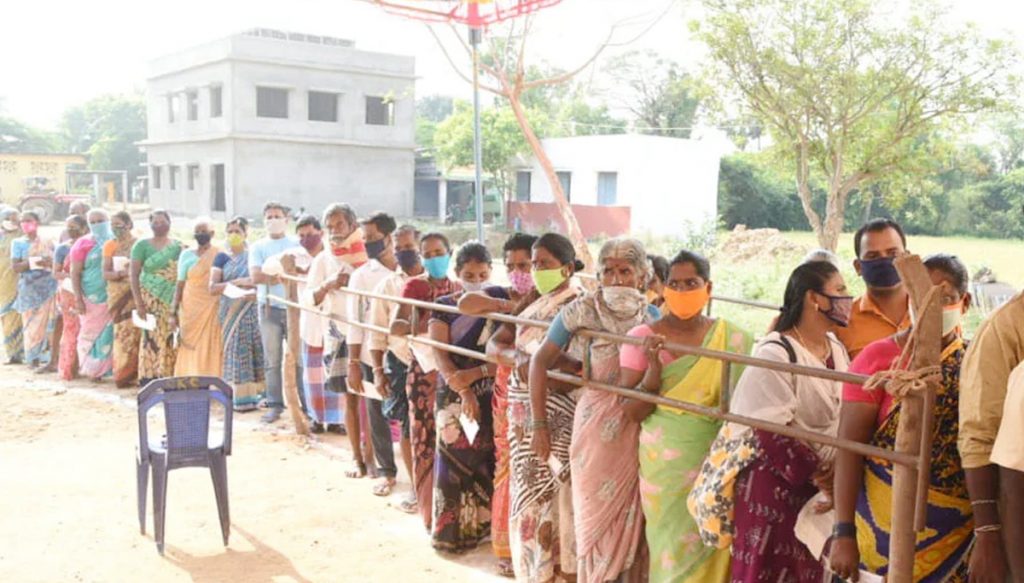 Polling for Tirupati by-election