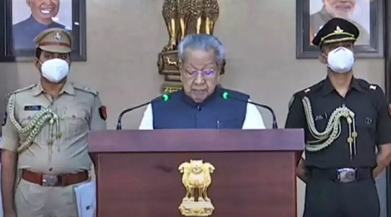 Governor addressing in a virtual manner