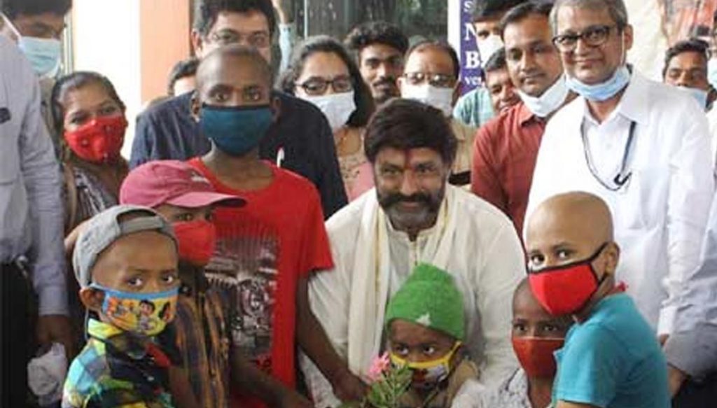 Balakrishna Birthday Celebration among children at Cancer Hospital
