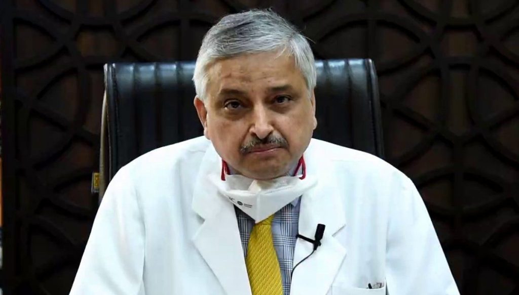 Delhi Aims Chief Dr Randeep Guleria warns