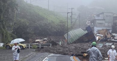 Heavy rains in Japan
