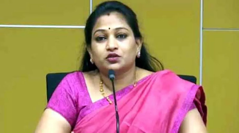 AP Telugu Mahila president Vangalapudi Anitha