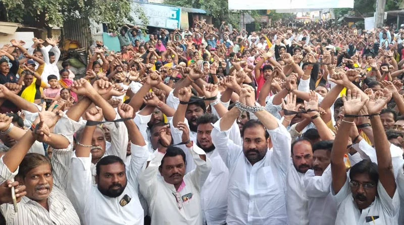TDP-protests-in-support-of-Chandrababu